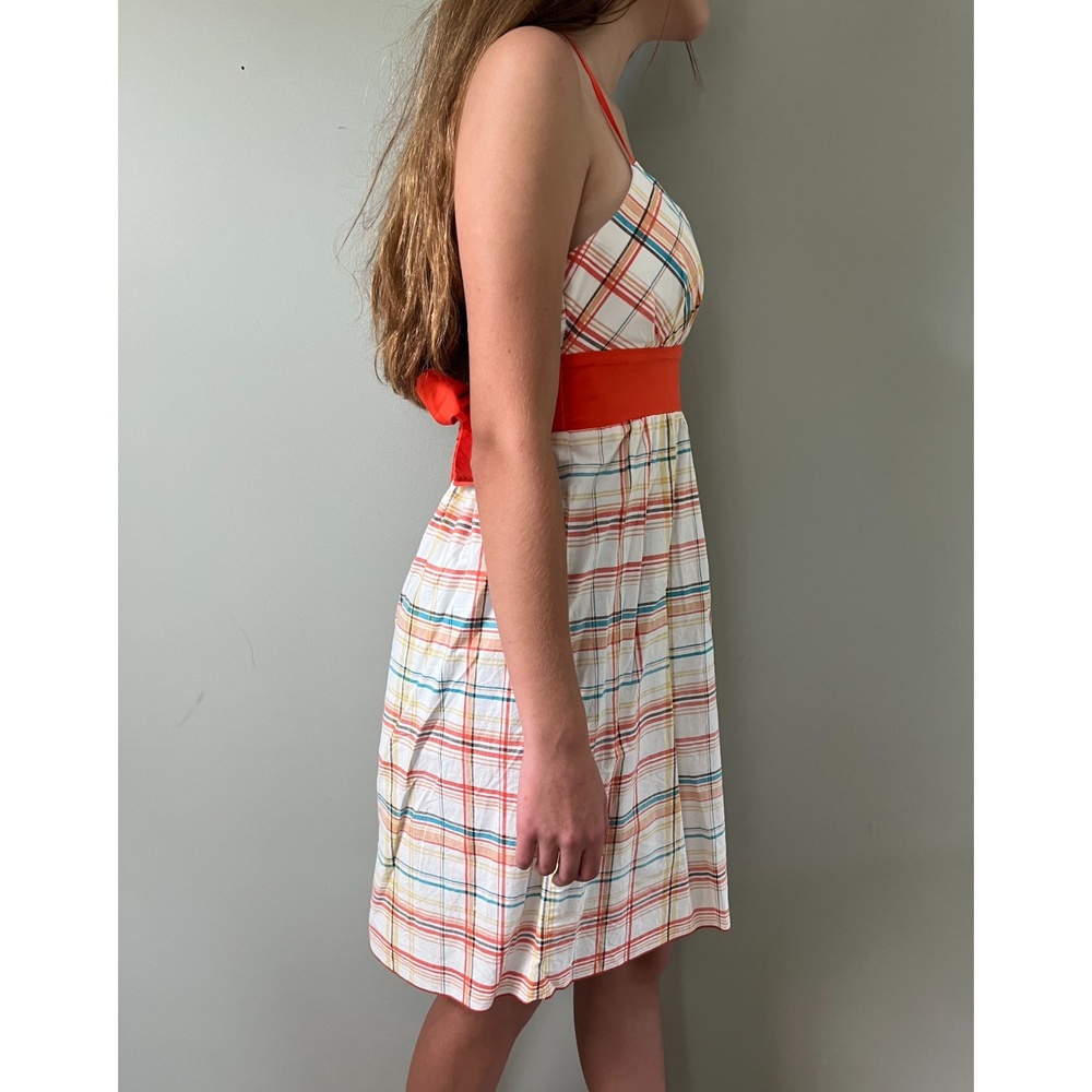 Womens Y2K Vintage Plaid Summer Halter Style Sundress Dress | My Michelle | 7/8 - Picture 7 of 8